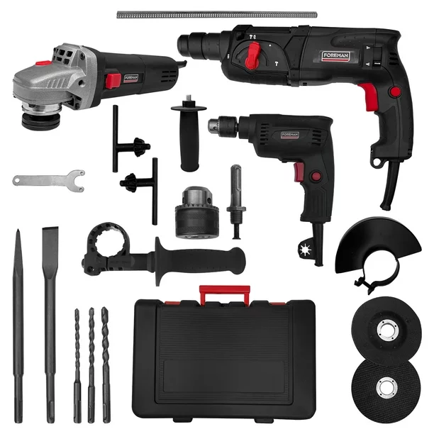 FO2470 KIT DE HERRAMIENTAS ROTOMARTILLO 800W FOREMAN