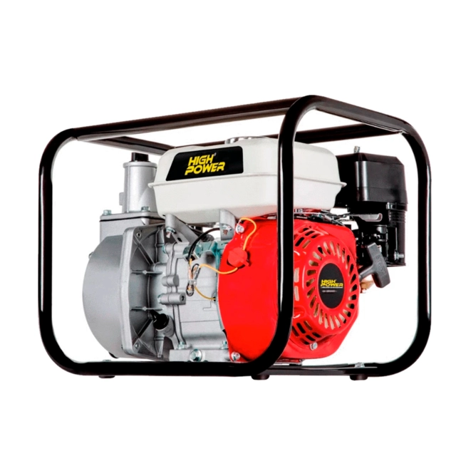 HIGMA5520 MOTOBOMBA A GASOLINA 2" X 2" 6 5 HP HIGH POWER