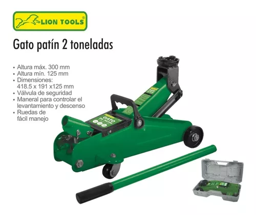 LI4913 GATO PATIN 2 TON LION TOOLS CAJA PLASTICA