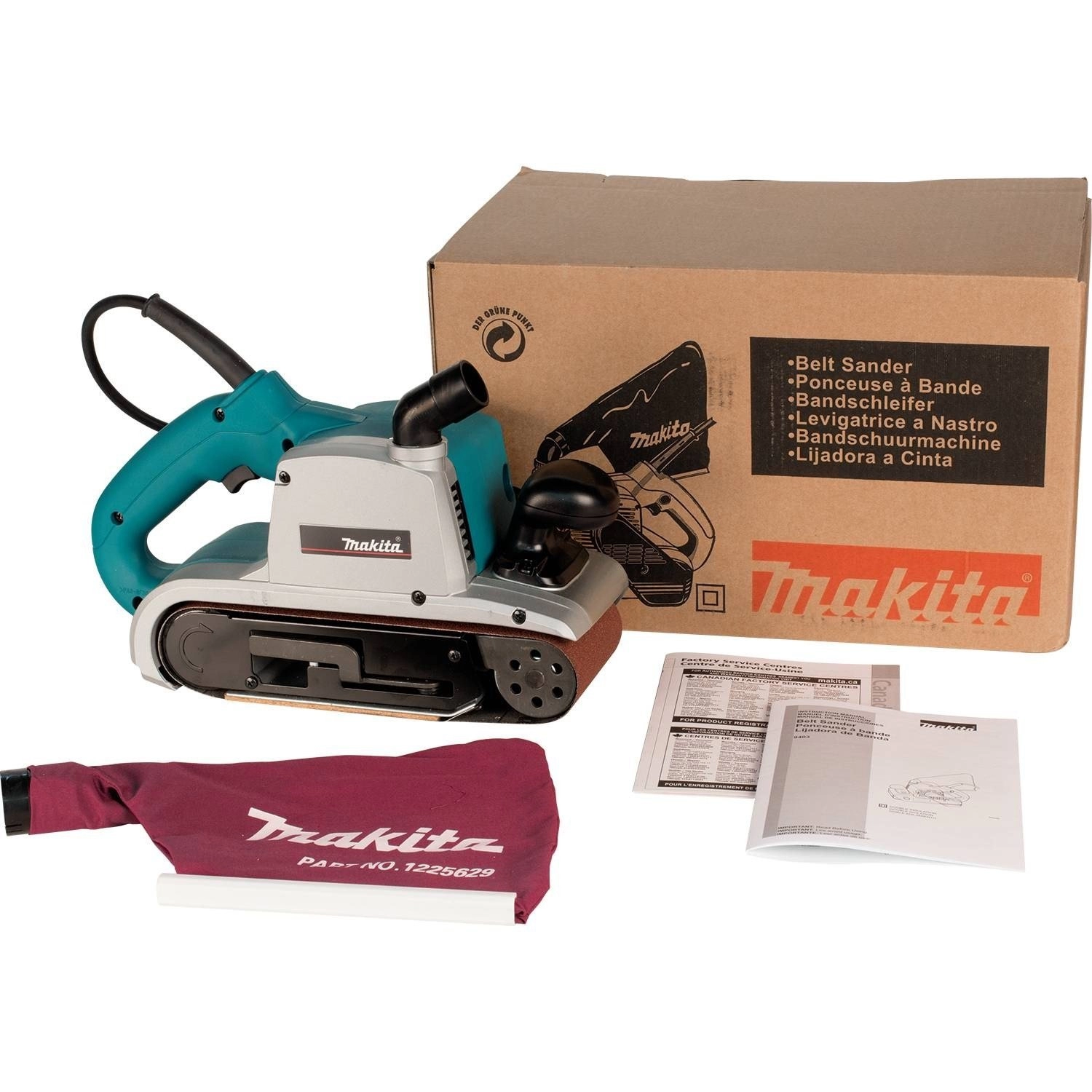 M9403 LIJADORA DE BANDA MAKITA 4" X 24" 1200 W