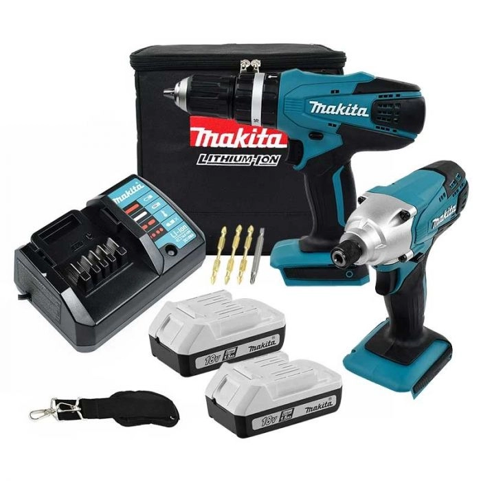 MDK18015X2 COMBO ATORNILLADORES 18 V MAKITA