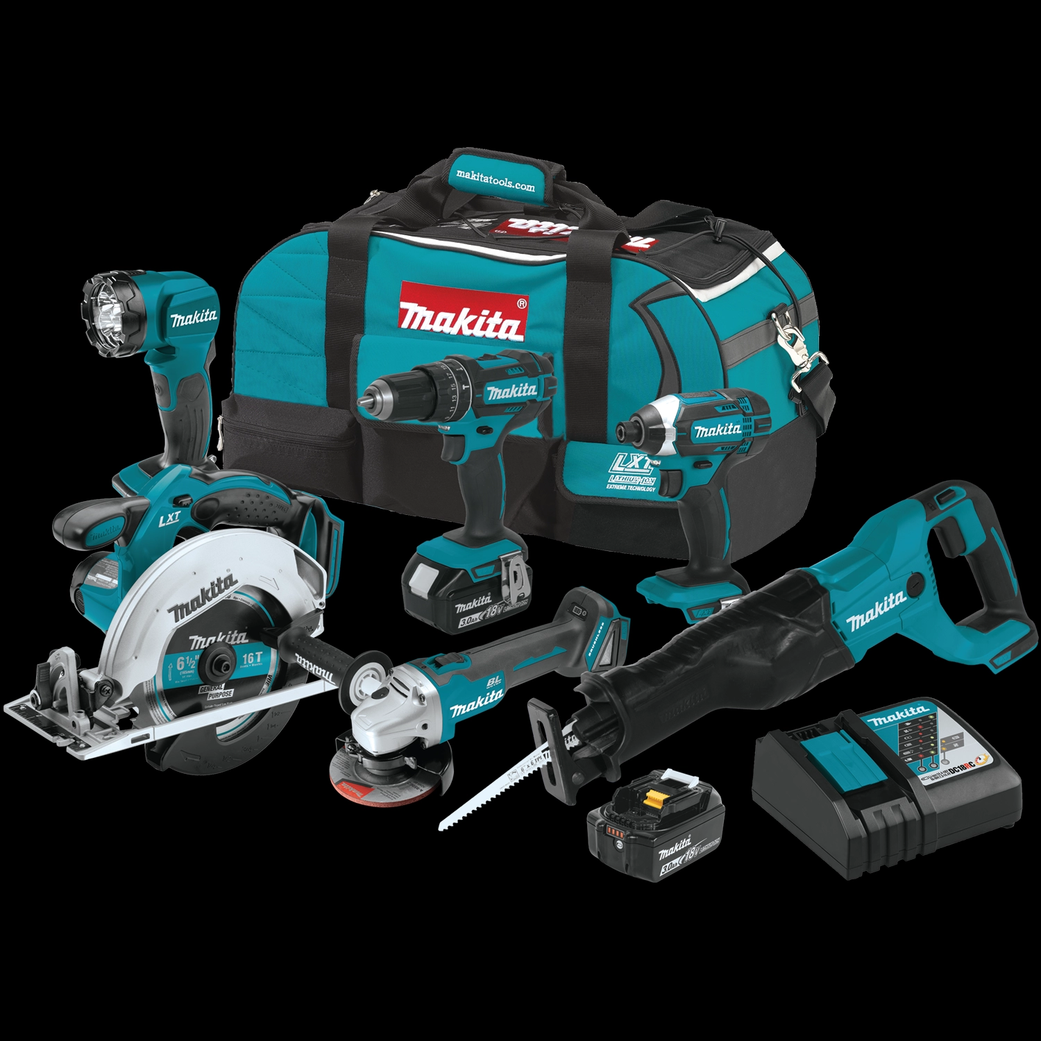 MXT610 COMBO DE 6 HERRAMIENTAS INALAMBRICAS MAKITA