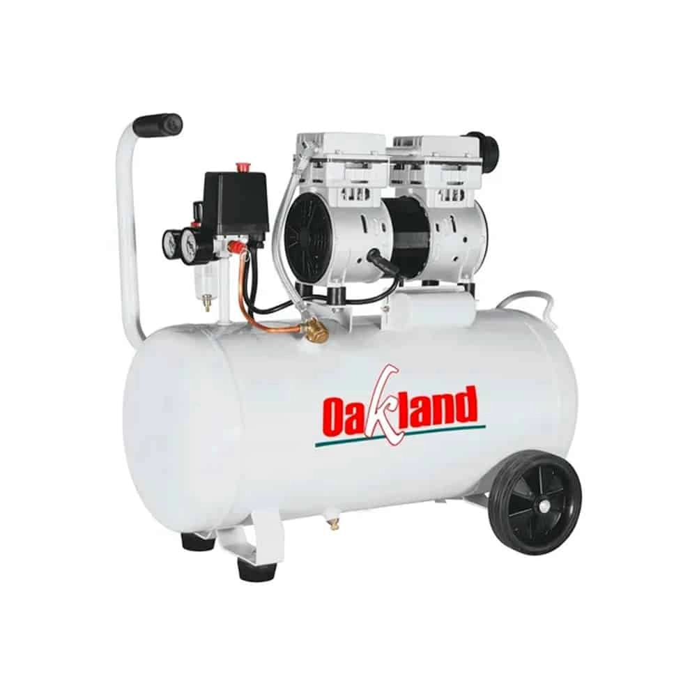 OAKCOM7550 COMPRESOR DE AIRE LIBRE DE ACEITE 1 HP 50 LTS 