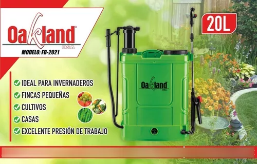 OAKFB2021 FUMIGADORA A BATERIA Y MANUAL 20 LTS